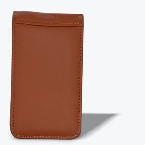 Vintage Piel Frama Leather Apple Ipod Nano Flip Wallet Case Custom Made